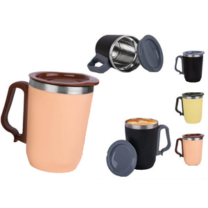 Mug à café personnalisé en acier inoxydable SweetSip Liviya avec impression pour Thanksgiving et Halloween, utilisation promotionnelle au bureau - Product Image 1