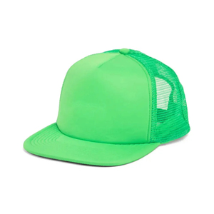 Casquette Trucker Unisexe en Maille Verte à 6 Panneaux avec Fermeture Arrière Réglable, Couleur Unie, Chapeau Décontracté pour Adultes, Idéale Printemps-Été - Product Image 3