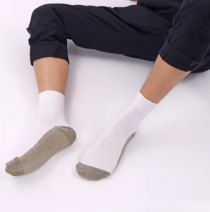 <b>Diabetic</b> Super Stretch Cycling <b>Men's</b> Bamboo Fiber Anti-bacterial Breathable Eco-Friendly Disposable Crew <b>Socks</b> Business <b>Socks</b> - Product Image 4