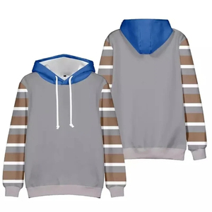 เสื้อฮู้ดผู้ชายผ้าฟลีซ 100% คอตตอน ทรงโอเวอร์ไซส์ สไตล์สตรีทแวร์สำหรับฤดูหนาว มีกระเป๋าจิงโจ้ - Product Image 5