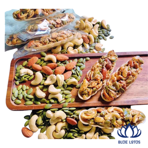 สินค้าขายดี |   ทาร์ตนัทคาราเมลกรุบกรอบ อัลมอนด์และเม็ดมะม่วงหิมพานต์ สำหรับร้านกาแฟ ของขวัญงานเลี้ยง ขายส่ง เวียดนาม - Product Image 2