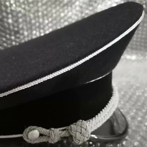 หมวกเบสบอล OEM แบบขายส่ง สีดำ ขาว เงิน เขียว เทา และหมวกสีขาวปักตราสัญลักษณ์ - Product Image 3