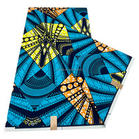 Tela africana estampada de 6 yardas, tela africana de batik y ankara para vestidos y paños, tela africana para vestidos de novia