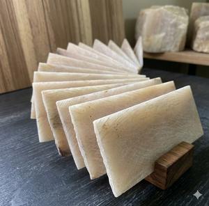 Assiette artisanale en corne de bœuf et de buffle blanc laiteux – Plat de service naturel de luxe pour restaurants et usage domestique à prix de gros - Product Image 1