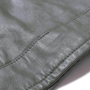 <b>Men</b> Ranch Style Genuine Leather <b>Jacket</b> Soft Durable Zip Front Casual Outdoor Regular Fit Winter Quick Dry Breathable Leather - Product Image 6