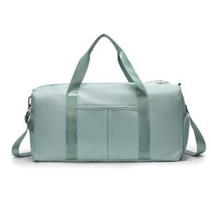 Sac de voyage unisexe personnalisé en toile rose avec logo, idéal pour le sport et les week-ends, pour femmes et hommes, vente en gros - Product Image 1