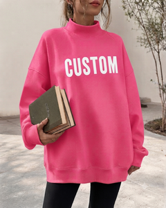 เสื้อสเวตเตอร์คอเต่าทรงหลวมสำหรับผู้หญิง ดีไซน์ลำลอง ผลิตจากผ้าพรีเมียม ให้ความสบายในฤดูหนาว - Product Image 1