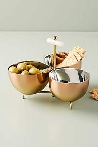 Tazón Decorativo de Acero Inoxidable con Base de Mármol y Baño de Oro, para Servir Nueces, Helado, Frutos Secos, Decoración para el Hogar - Product Image 5