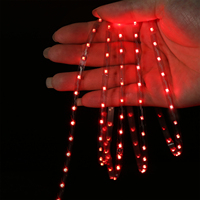 Guirlande lumineuse LED intelligente RGB SMD1515 à commande unique DC5V, 5 mm, cuivre transparent, IP65, 80 LED/M, dimmable, première mondiale