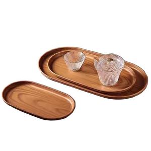 Plateau alimentaire en bois personnalisable ODM avec couvercle, plateau en bois professionnel pour la restauration - Product Image 3