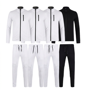 Veste de jogging pour homme Golden Weather, coupe XL, personnalisée, unie, coupe-vent, col montant zippé, écologique, séchage rapide, idéale pour la gym et les loisirs en automne - Product Image 4
