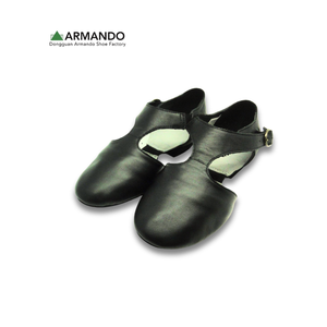 Zapatos de Baile de Cuero con Correa en T, Estilo Griego, Tacón Bajo, para Práctica de Ballet, Teatro, Enseñanza, con Logotipo Personalizado - Product Image 6