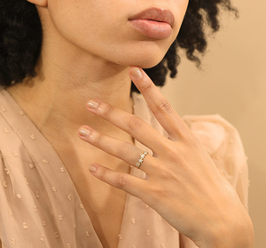 Elegante Anillo de Diamante Cultivado en Laboratorio con Corte Brillante Redondo, Chapado en Oro de 14K, Certificado IGI, Moderno, Regalo para Mujer, para Boda, Compromiso o Fiesta - Product Image 3