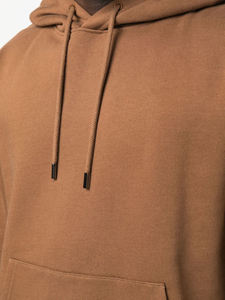 Sweat-shirt à capuche zippé pour homme, tricoté, doublé, à motif graphique minimaliste, imprimé simple, style streetwear décontracté, manches longues, tendance - Product Image 2