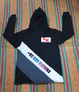Sweat-shirts à capuche unisexes surdimensionnés à manches régulières, respirants, avec fermeture éclair, en polyester/coton 360g, personnalisables avec logo, vente en gros du fabricant - Product Image 5