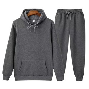 Best Selling OEM Custom Hooded Tracksuit Breathable Eco-Friendly Fleece Winter Jogger <b>Set</b> for Men & Children - Product Image 6