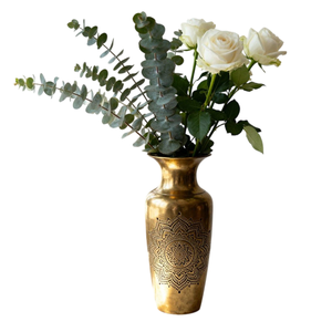 Florero de Hierro Chapado en Oro Brillante de Primera Calidad para Decoración de Mesa en Hogares, Hoteles y Fiestas, Florero para Arreglos Florales - Product Image 2