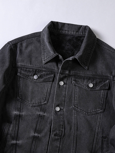 Chaqueta Bomber Vintage de Mezclilla con Camuflaje, Diseño Personalizado para Hombre, Poliéster/Algodón, Alta Calidad de Fábrica, al Mejor Precio - Product Image 4