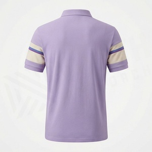 เสื้อโปโลผู้ชายไซส์ใหญ่แบบนุ่มพิเศษ ออกแบบพิมพ์โลโก้ได้ตามต้องการ เสื้อเปล่าแขนสั้นสำหรับทุกเพศทุกวัย เสื้อผ้าสีตามสั่ง - Product Image 2