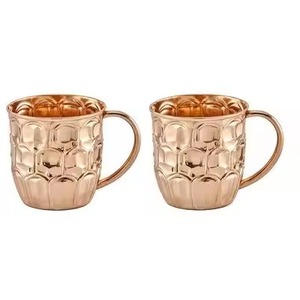 Taza de Cobre de Diseño para Moscow Mule, Acabado Liso, para Bar, Cocina, Restaurante, Servicio de Cócteles - Product Image 3