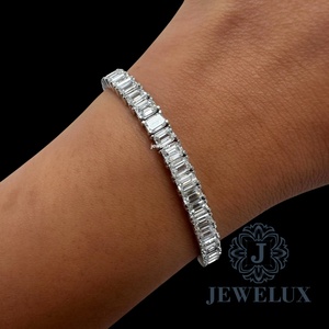 Premium Quality Moissanite Diamond Bracelet Hip Hop Jewelry for <b>Men</b> And Women From Indian Supplier - Product Image 1