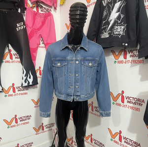 Chaqueta de Motociclista Vaquera Vintage para Mujer, de Alta Calidad, Transpirable, Servicios OEM, Logotipo Personalizado Impreso, Chaquetas de Invierno/Primavera - Product Image 1