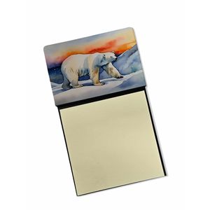 Soporte para notas adhesivas de oso Polar, almohadillas para notas autoadhesivas, dispensador recargable, Accesorios de escritorio en blanco, nuevo producto, soporte para tarjetas y notas - Product Image 1