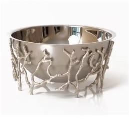 ชุดชามเสิร์ฟลายต้นปาล์มทำจากเหล็กและทองเหลือง สำหรับใช้ในช่วงรอมฎอนและงานเฉลิมฉลองอย่างมีสไตล์ - Product Image 6