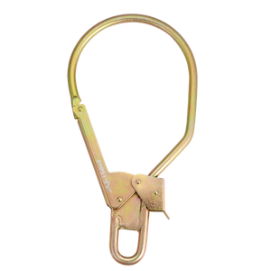 Heavy Duty Solid Brass Carabiner Oval Shape Locking Gate <b>Hook</b> Polished Finish Multipurpose <b>Clip</b> for Keys Bags Camping Marine - Product Image 3