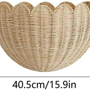Panier mural en rotin au meilleur prix, décoration de Pâques, style vintage oriental, écologique et durable, fabriqué au Vietnam - Product Image 1