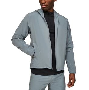 Veste coupe-vent d'été pour homme, design personnalisé, respirante, en polyester, séchage rapide et imperméable, avec capuche, grandes tailles - Product Image 3