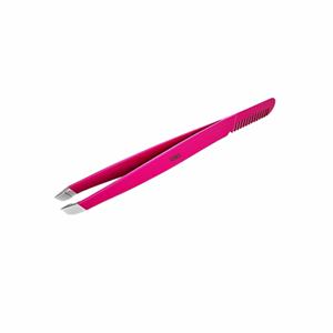 Pinzas Profesionales UBI Hechas a Mano de Acero Inoxidable Reutilizables para Cejas, Punta Inclinada, Peine Integrado de Precisión, Herramienta de Aseo Duradera - Product Image 5
