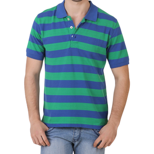 Camiseta de polo con diseño de rayas teñidas, hilo de color personalizado, gran oferta, fabricante indio, tirupur, compras en línea de alibaba, india - Product Image 1
