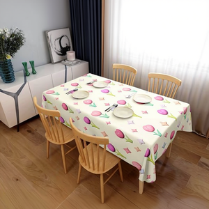 Tovaglia in cotone stampato floreale stile pastorale 1.4*20M con tecniche di tessitura per uso domestico - Product Image 3