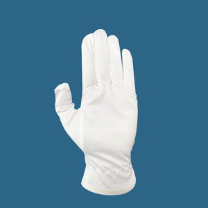 Guantes de Regalia Masónica 100% Algodón Blanco Puro Diseño Personalizado Maestro Masón Logia Azul Duraderos Transpirables para Exteriores Cuatro Estaciones - Product Image 5