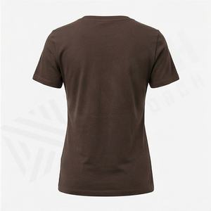 เสื้อยืดคอกลมผู้หญิงแบบสั่งทำพิเศษ คุณภาพพรีเมียม แห้งเร็ว สกรีนโลโก้ได้ แฟชั่นฤดูร้อน เสื้อลำลอง สีสันตามสั่ง ผ้าซาติน - Product Image 2