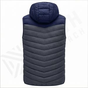 Chaleco con logotipo personalizado ligero en blanco liso burbuja acolchado chaleco para hombres chaleco salvavidas personalizado verano Parka chaqueta para hombre - Product Image 3