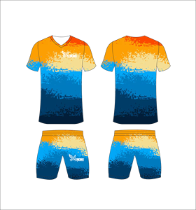 ชุดเสื้อฟุตบอลสีไล่ระดับแบบดุดัน คอวี แขนสั้น ระบายเหงื่อได้ดี สำหรับผู้ใหญ่ ใส่ได้ทั้งชายและหญิง เหมาะสำหรับฤดูร้อน - Product Image 1