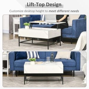 White Top Coffee Table - Product Image 4