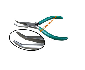 High Quality SUNTOOLS/STIPL Iron Pin <b>Tong</b> <b>Plastic</b> Handle Heavy Duty 5.1/4" Size Luxury Jewelry Making Tool Wholesale Low Price - Product Image 2