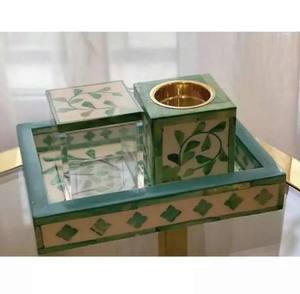 Quemador de Incienso de Madera de Sándalo Ecológico con Incrustaciones, Diseño Árabe Religioso para Ramadán, Caja de Alta Calidad y Tendencia - Product Image 6