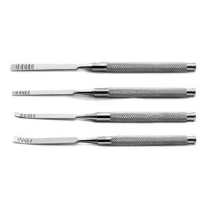 สิ่วตัดกระดูก Astrin Surgical Dental Osteotome สำหรับแยกสันกระดูก ทำจากเหล็กกล้าไร้สนิม พร้อมค้อนตอกสำหรับขยายกระดูก - Product Image 6