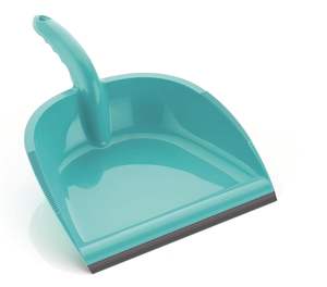 Recogedor de Polvo de Plástico con Mango Ergonómico, Gran Capacidad, 33 cm de Largo, 23 cm de Ancho, Orificio de Almacenamiento, Azul - Product Image 4