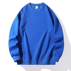 เสื้อสเวตเชิ้ตคอกลมผู้ชาย ทรงปกติ สีพื้น ผ้าถัก 100% คอตตอน ระบายอากาศได้ดี สวมใส่สบายๆ สำหรับฤดูใบไม้ร่วง - Product Image 6
