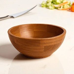 Bol en bois de manguier naturel fait main, design minimaliste, non traité, pour servir des aliments, offrir en cadeau - Product Image 2