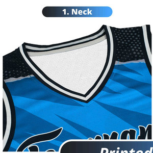 Ensemble de maillots de basket-ball personnalisés, blanc et rouge, uniforme en maille sans manches à col en v sublimé avec nom et numéro 00 pour adultes toutes saisons - Product Image 4