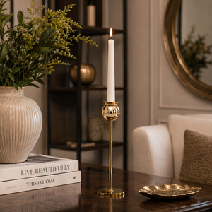 Tall Brass <b>Candle</b> Holder <b>Taper</b> Candlestick Stand Table Decor Home Decoration Wedding Centerpiece Event Decoration Wholesale - Product Image 3