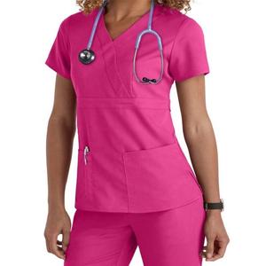 Tenue d'uniformes médicaux pour le personnel de clinique : Tissu confortable, tenue de travail quotidienne, uniforme d'infirmière léger, respirant, style décontracté - Product Image 5
