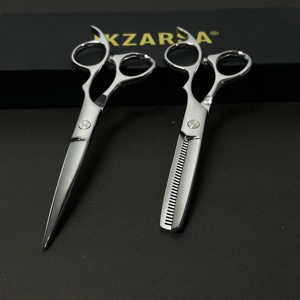 Tijeras de peluquería ergonómicas para diestros, de acero inoxidable con alto contenido de carbono, profesionales para salón, herramienta afilada para el cuidado del cabello. - Product Image 4