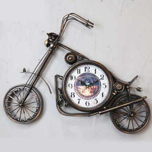 Iron Wire Metal Bicycle Table Clock - Product Image 2